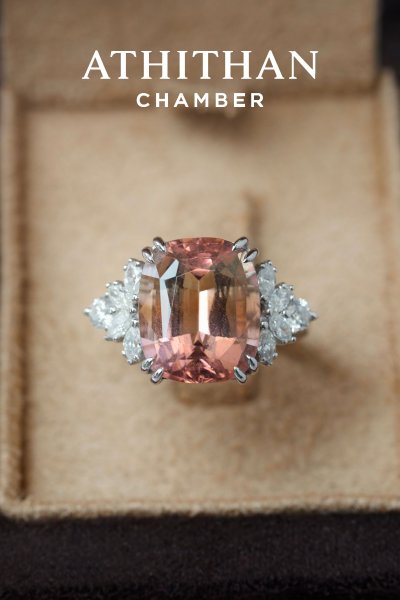 ORANGE TOURMALINE RING
