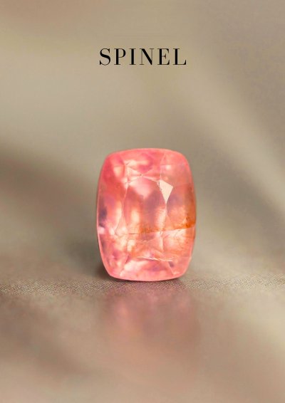 1.34 ct. / LOTUS / UH / Spinel (Orangish Pink)