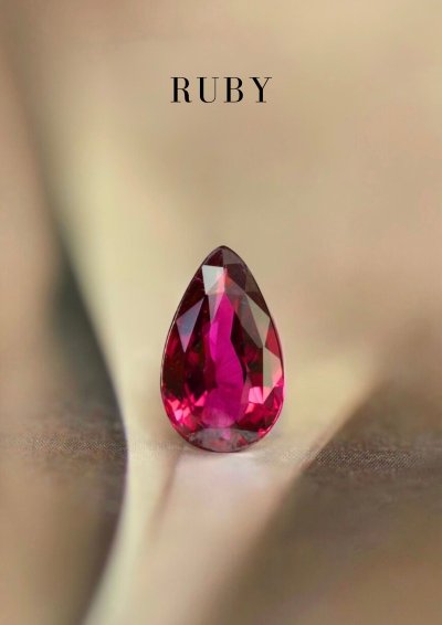THE LIGHT KEEPER Firefly - (Ruby) Pendant