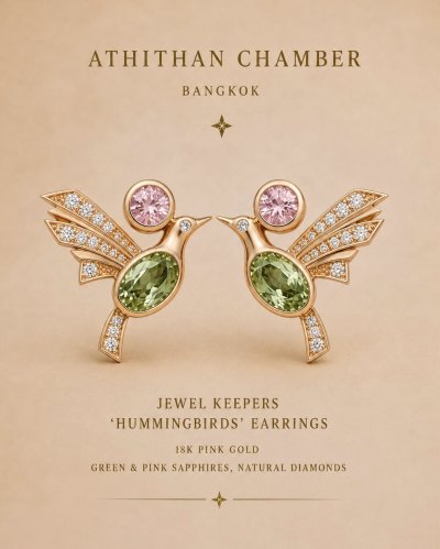JEWEL KEEPERS HUMMINGBIRDS EARRINGS