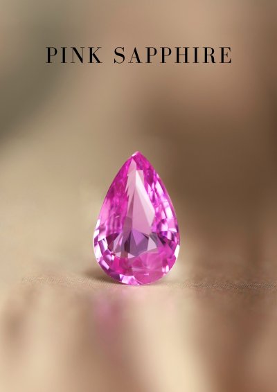THE LIGHT KEEPER Firefly - (Pink Sapphire) Pendant