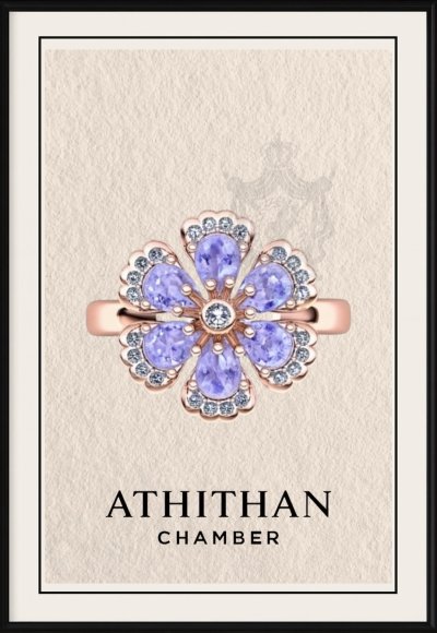 PRETTY DIANTHUS RING