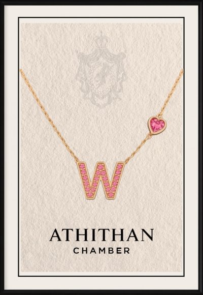 LOVE LETTER PENDANT NECKLACE