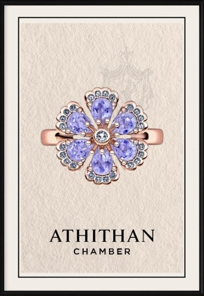PRETTY DIANTHUS RING