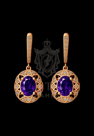 HOSTING FOREIGN MONARCHS EARRINGS