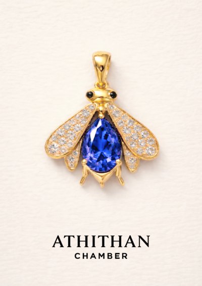 THE LIGHT KEEPER Firefly - (แซฟไฟร์ สีน้ำเงิน) Pendant (พรีออเดอร์ 15 วัน)