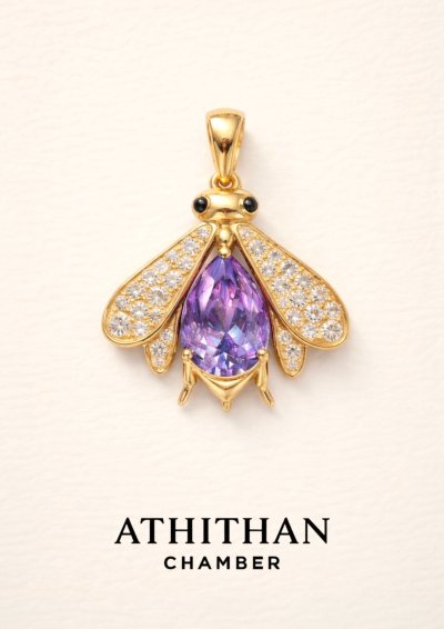 THE LIGHT KEEPER Firefly - (Color Change Sapphire) Pendant