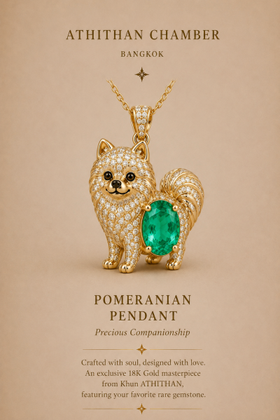 POMERANIAN LOYAL PENDANT