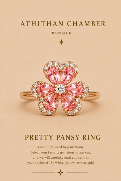 PRETTY PANSY RING