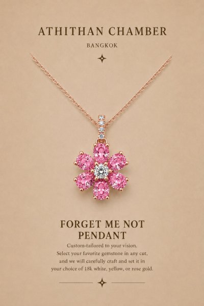 FORGET-ME-NOT PENDANT