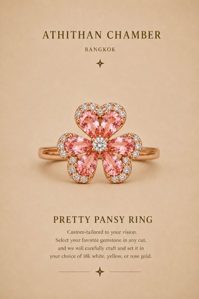 PRETTY PANSY RING
