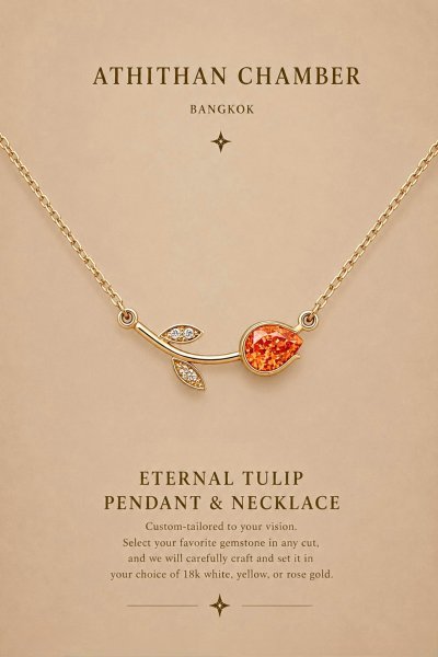 ETERNAL TULIP PENDANT & NECKLACE