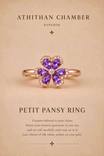 PETIT PANSY RING
