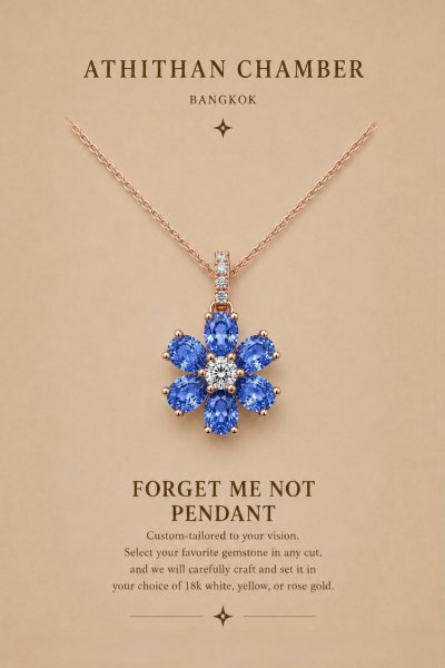 FORGET-ME-NOT PENDANT