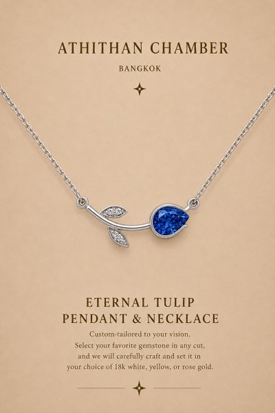 ETERNAL TULIP PENDANT & NECKLACE