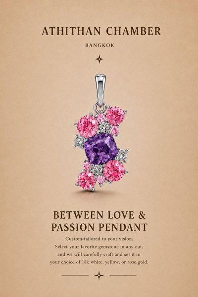 BETWEEN LOVE & PASSION PENDANT