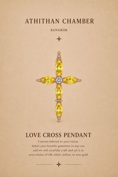 LOVE CROSS PENDANT