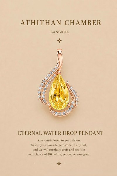ETERNAL WATER DROP PENDANT
