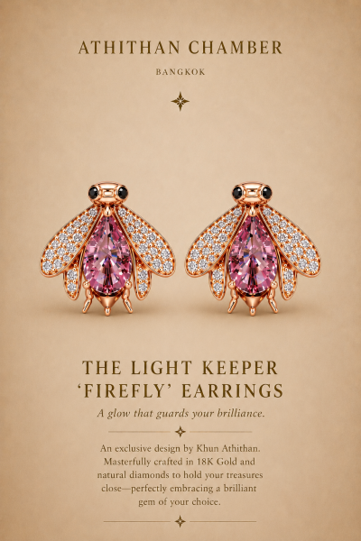 THE LIGHT KEEPER FIREFLY EARRINGS
