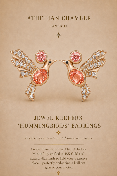 JEWEL KEEPERS HUMMINGBIRDS EARRINGS
