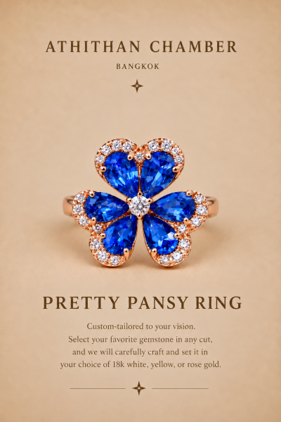 PRETTY PANSY RING
