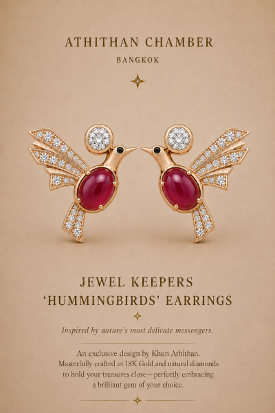 JEWEL KEEPERS HUMMINGBIRDS EARRINGS
