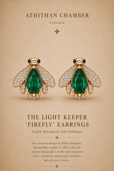 THE LIGHT KEEPER FIREFLY EARRINGS