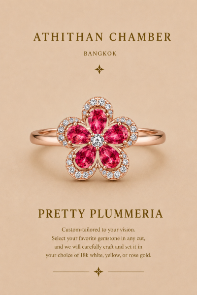 PRETTY PLUMERIA RING