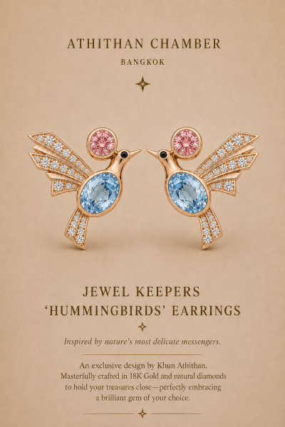 JEWEL KEEPERS HUMMINGBIRDS EARRINGS
