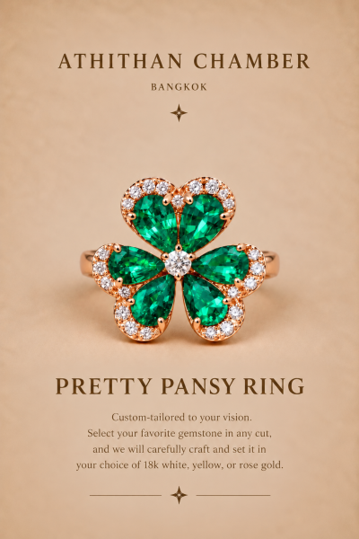 PRETTY PANSY RING