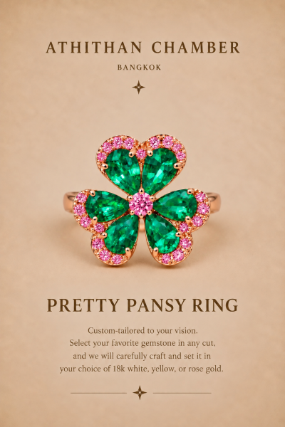 PRETTY PANSY RING
