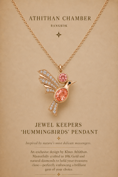 JEWEL KEEPERS HUMMINGBIRDS PENDANT