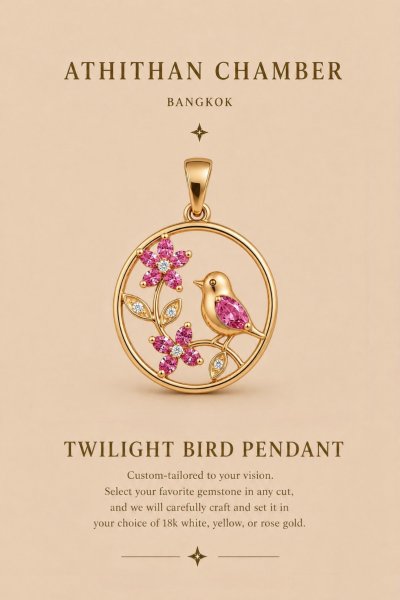 TWILIGHT BIRD PENDANT