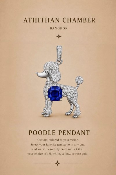 POODLE PENDANT