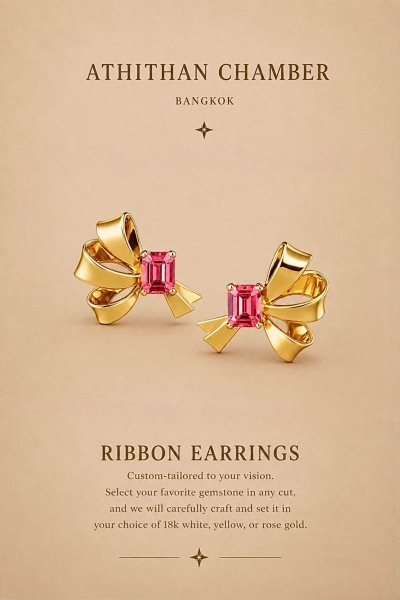 RIBBON EARRINGS