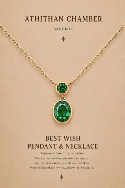 BEST WISH PENDANT & NECKLACE