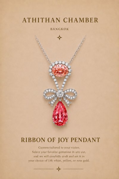 RIBBON OF JOY PENDANT