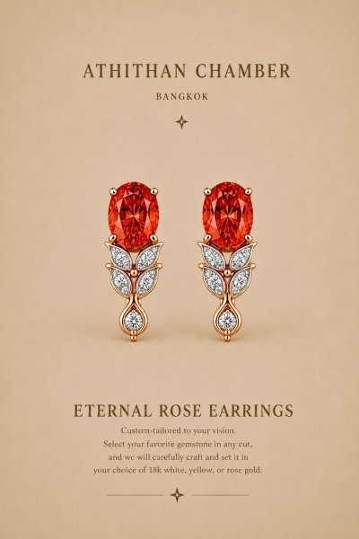 ETERNAL ROSE EARRINGS