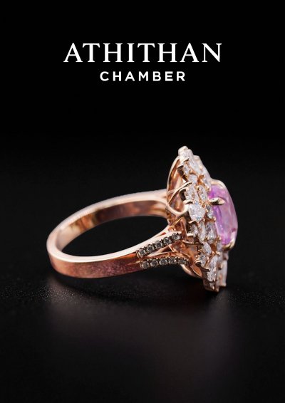 Padparadscha Ring
