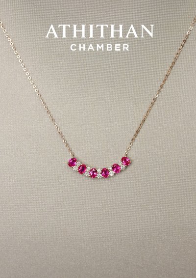 VIVID RUBY / DIAMOND Necklace