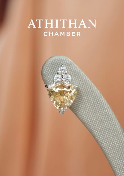 Yellow Sapphire Earrings