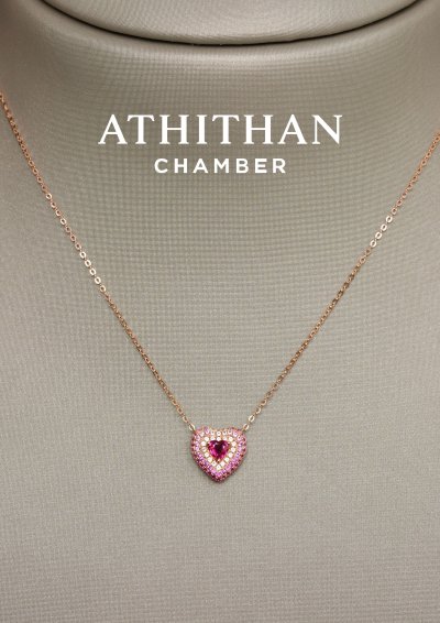 VIVID HEART RUBY Necklace