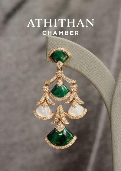 Malachite & Mother of Pearl Earrings