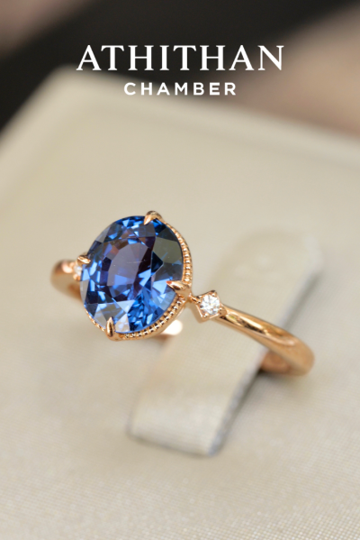 STAR LIGHT Blue Spinel Ring