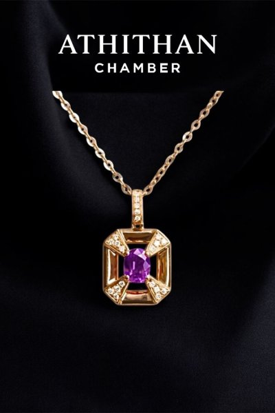 VIOLET Sapphire Necklace