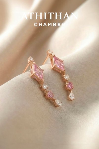 SUNRISE PADPARADSCHA Sapphire Earrings
