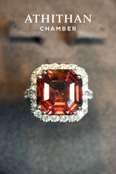 ORANGE SPINEL NO-HEAT Ring