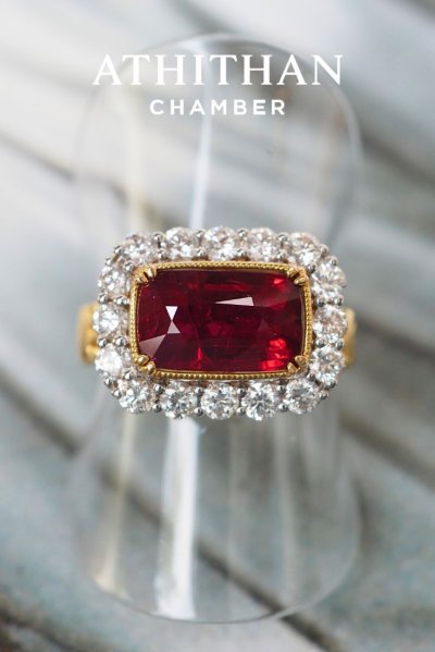 PIGEON'S BLOOD Ruby Ring