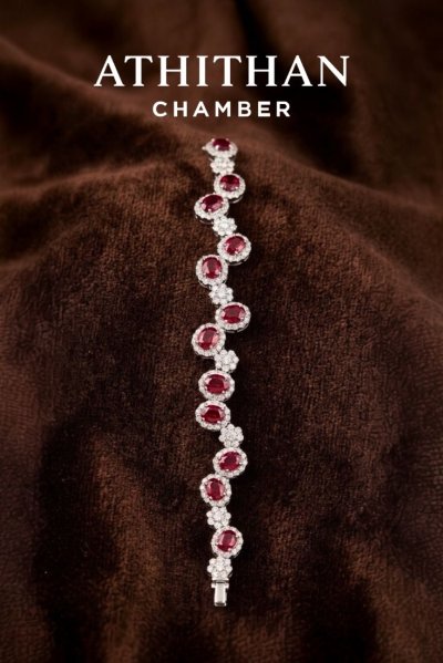 RUBY NO-HEAT BURMA Bracelet