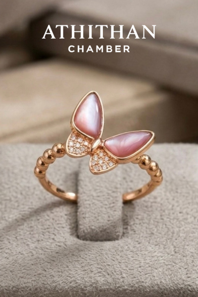 SERENADE OF BUTTERFLY - Mother of Pearl Ring (พรีออเดอร์ 45 วัน)